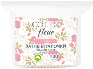 Ватные палочки №100 пакет "Cotto Fleur classic"