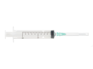 Шприц одноразовый SANAMEDICAL®️ объемом 10 мл Луер Слип с иглой 21 G (0,80 х40 мм)