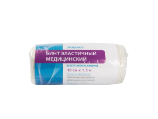Бинт эластичный 1.5 м*10 см с застежкой