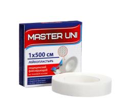 Лейкопластырь 1х500 см Master Uni на тканевой основе