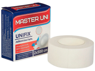 Лейкопластырь 2х500 см Master Uni на тканевой основе