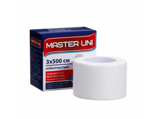 Лейкопластырь 3х500 см Master Uni на тканевой основе