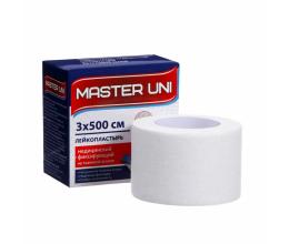 Лейкопластырь 3х500 см Master Uni на тканевой основе