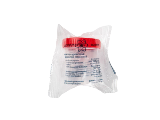 Контейнер стерильный 60 мл для сбора биоматериалов