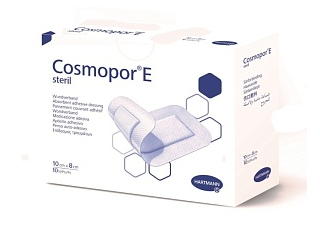 Cosmopor® E steril / Космопор E стерил - пластырные повязки, 10 см х 8 см, 25 шт.