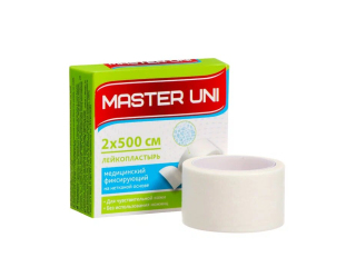 Лейкопластырь 2х500 см Master Uni на нетканой основе