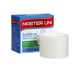 Лейкопластырь 3х500 см Master Uni на полимерной основе