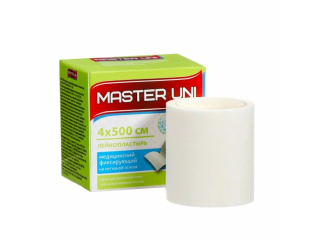 Лейкопластырь 4х500 см Master Uni на нетканой основе