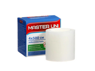 Лейкопластырь 4х500 см Master Uni на полимерной основе