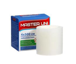 Лейкопластырь 4х500 см Master Uni на полимерной основе