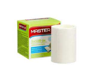 Лейкопластырь 5х500 см Master Uni на нетканой основе