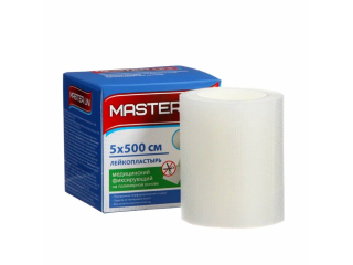 Лейкопластырь 5х500 см Master Uni на полимерной основе