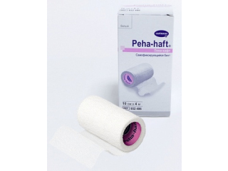 PEHA-HAFT: самофиксирующийся бинт 4 м х 10 см, белый