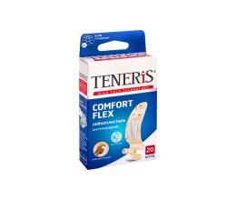 Лейкопластырь TENERIS COMFORT FLEX бактерицидный с ионами серебра на суперэластичной полимерной основе