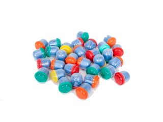 Бахилы полиэтиленовые в капсуле 28мм (20 мкм) с двойной резинкой "Медсервис Плюс"