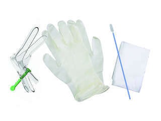 Набор изделий гинекологических одноразовый стерильный «Фемина®»: зеркало по Куско VIP золотое M, цитощетка ДиаТест, салфетка 50х50, перчатки М