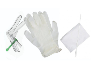 Набор изделий гинекологических одноразовый стерильный «Фемина®»: зеркало по Куско прозрачное S, зонд, салфетка 50х50, перчатки М