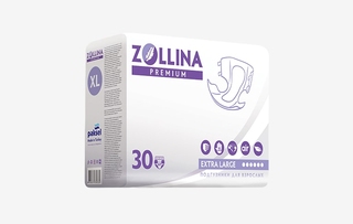 Подгузники для взрослых Zollina Premium размер XL