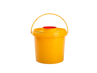 Контейнер 1.0 л для сбора острого инструментария (класс Б и В) круглый