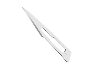 Лезвие хирургическое р-р №11, стерильное одноразовое ENSENT углеродистая сталь