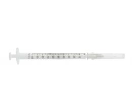 Шприц инсулиновый U-100 двухдетальный 1,0 мл. в комплекте с иглой 0,4х13 мм