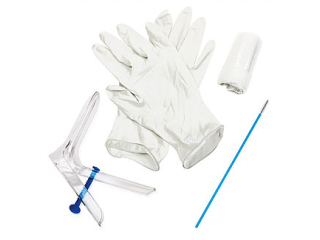 Набор гинекологический тип №4 "Юнона" (зеркало по Куско, подкладная салфетка 40*60, перчатки р-р М, цитощетка)