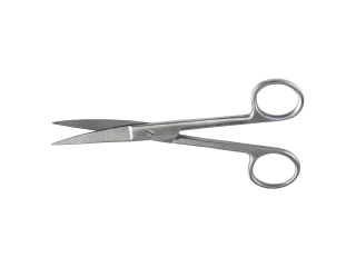 Ножницы Surgicon с 2-мя острыми концами изогнутые 145 мм J-22-041