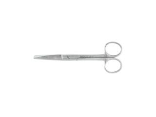 Ножницы Surgicon с 1-м острым концом изогнутые 145 мм J-22-034