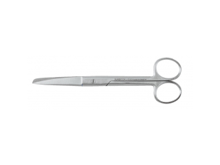 Ножницы Surgicon с 1-м острым концом прямые 165 мм J-22-014