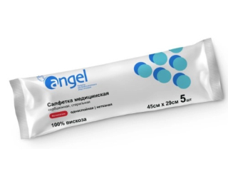 Салфетки сорбционные стерильные нетканные 45см х 29см №5