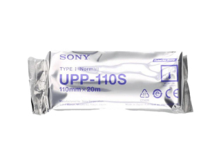 Термобумага  для УЗИ рулонная SONY UPP-110S, 110 мм х 20 м, Тип I (стандартная) ОРИГИНАЛ