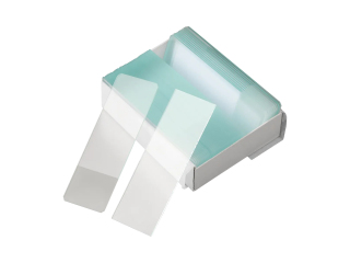 Стекло предметное 26*76*1мм с шлифованными краями и полосой для записи