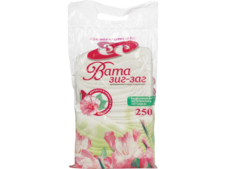 Вата "Зиг-Заг" 250 г. "Емельянъ Савостинъ"