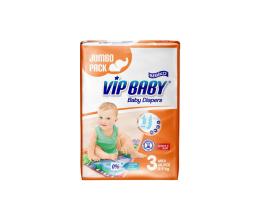 Подгузники для детей Vip Baby Premium Midi 5-9кг JUMBO (68 шт.)
