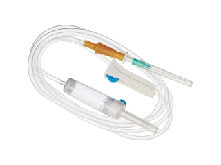 Система для переливания растворов, длина трубки 140 см, игла 0,8*40