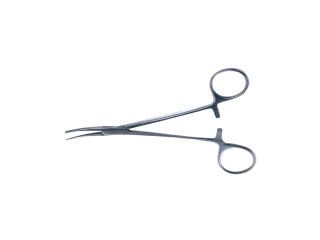 Зажим Surgicon кровоостанавливающий 1*2 зубый изогнутый №1 150 мм J-17-060